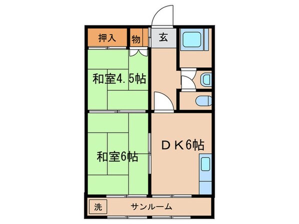 齋藤ビルの物件間取画像